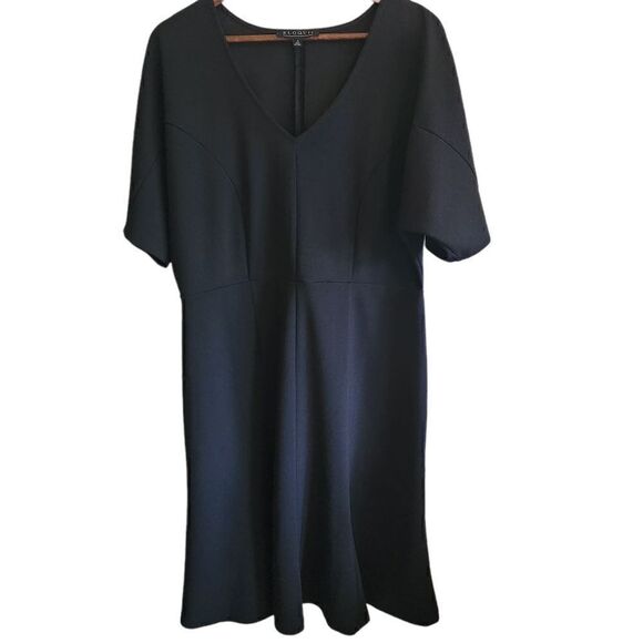 ELOQUII Black Fit and Flare Dress Plus Size 14 - Picture 1 of 6